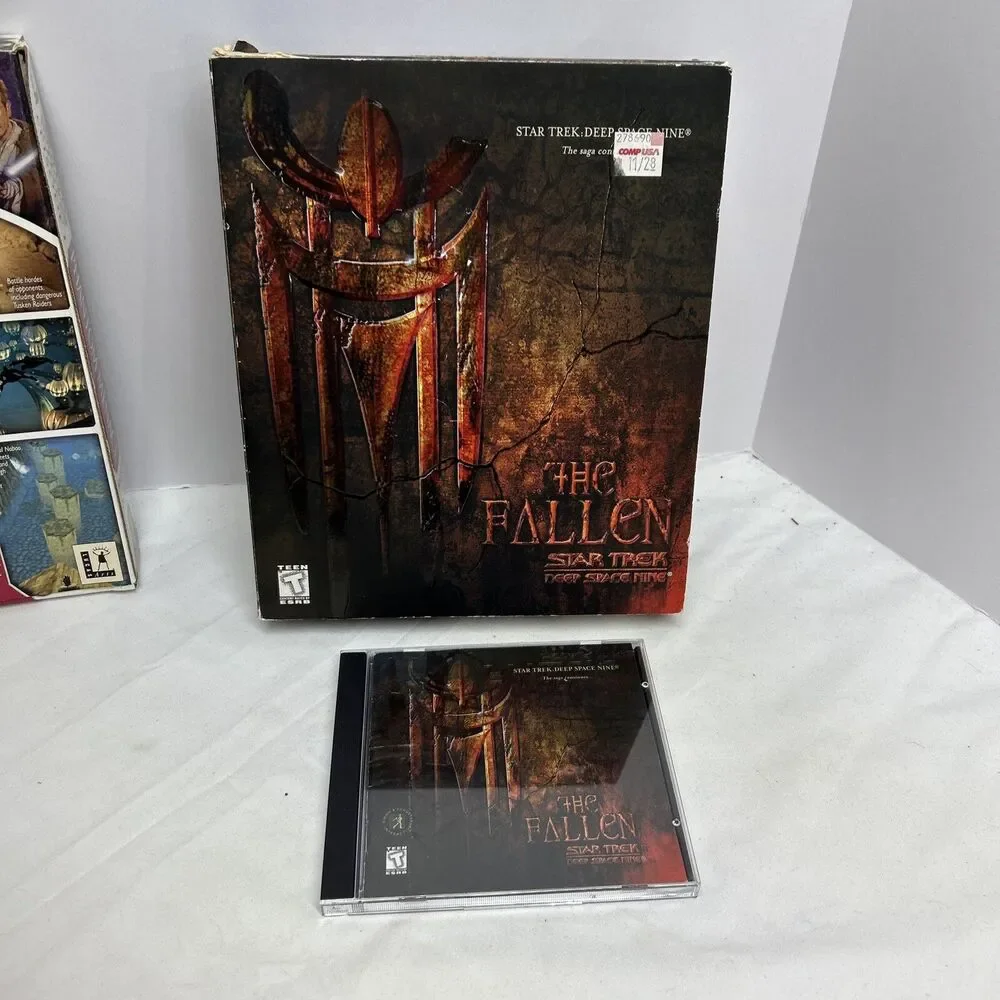 🔥LOT‎ OF 2 - STAR WARS PC GAMES - EPISODE 1 & THE FALLEN VGC